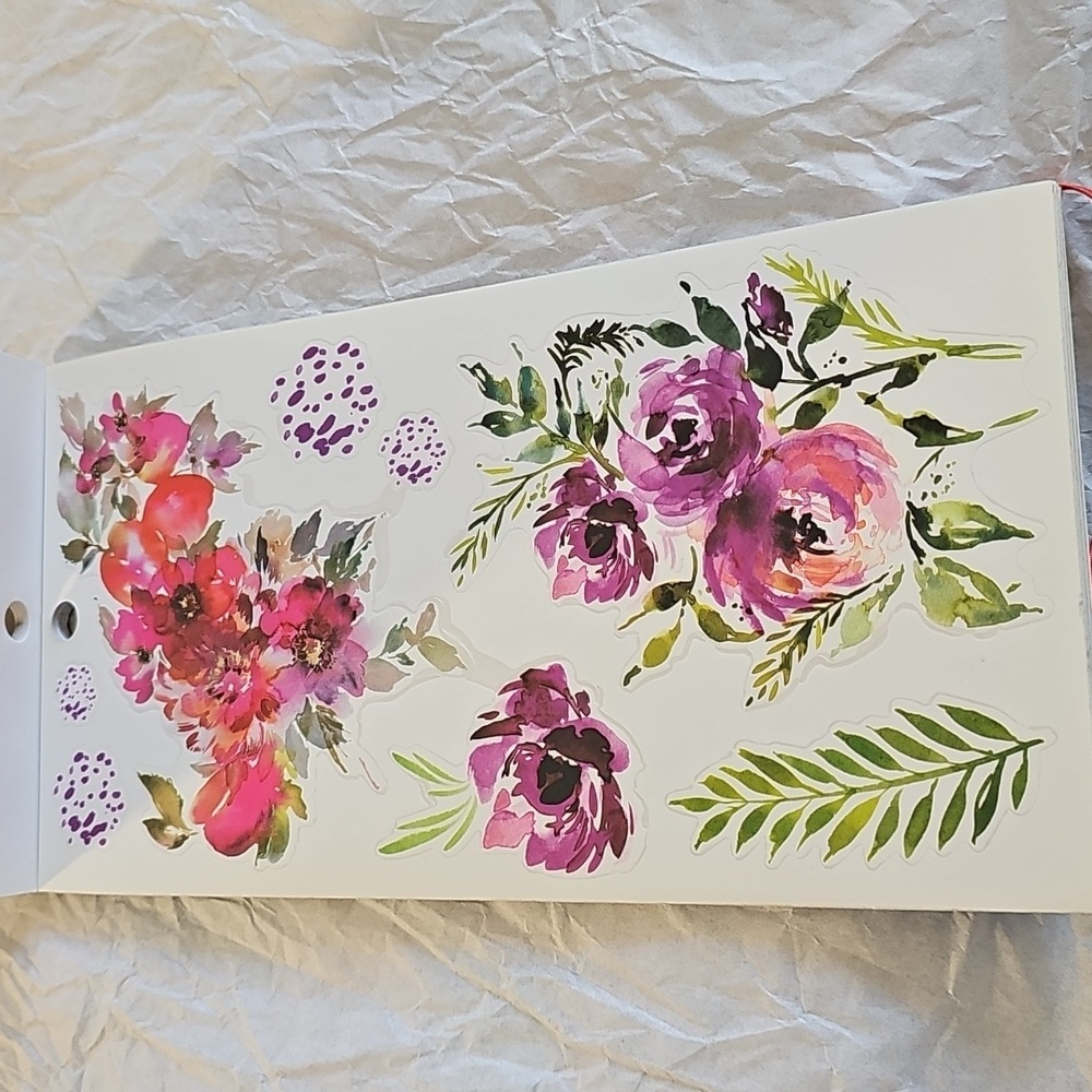 NWT The Happy Planner Floral Sticker Pack - Pink, Coral & Navy Accents 372pcs - Picture 6 of 7